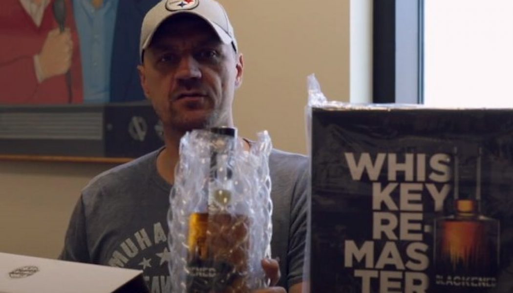 METALLICA: Unboxing Video For ‘Blackened’ Whiskey ‘Batch 100’ Box Set