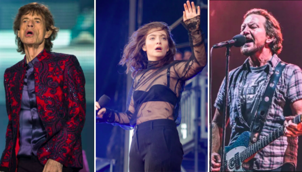 Mick Jagger, Lorde, Pearl Jam Sign Open Letter Demanding Politicians Stop Playing Unauthorized Music