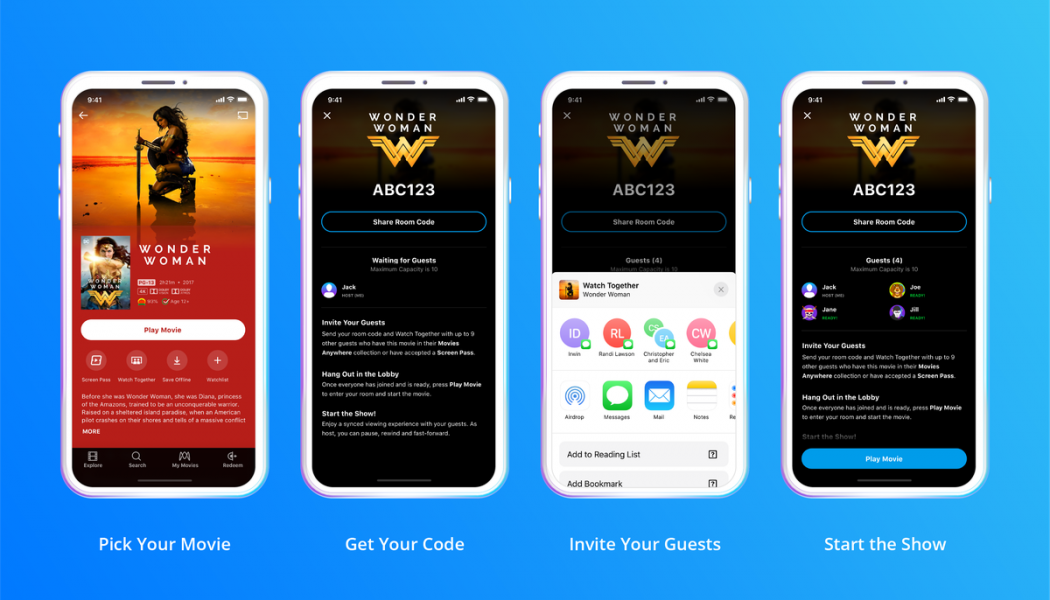 Movies Anywhere is the latest service to add a viewing party feature