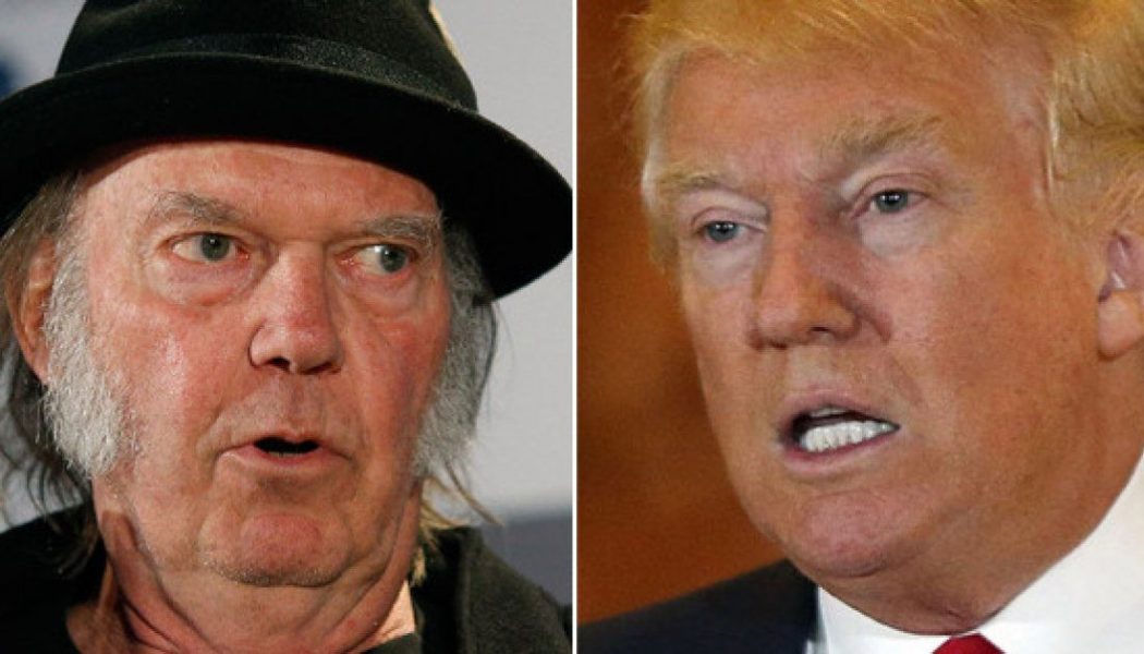 Neil Young Again Lashes Out At Trump Over Unauthorized Use of Music