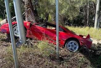 Not So Ferrari Friday: Check Out This Wrecked Ferrari F40