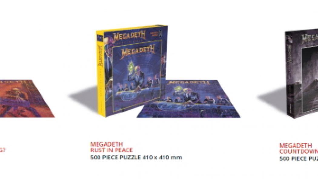 Official MEGADETH Jigsaw Puzzles To Be Released In September