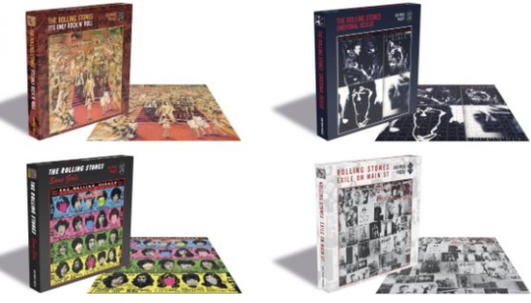 Official THE ROLLING STONES Jigsaw Puzzles To Be Released In September