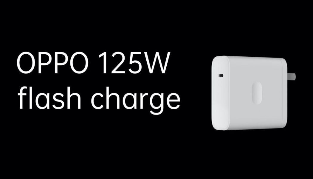 Oppo announces 125W tech that charges phones in 20 minutes