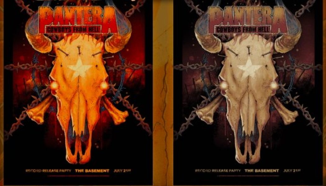 PANTERA: ‘Cowboys From Hell’ 30th-Anniversary Poster Now Available