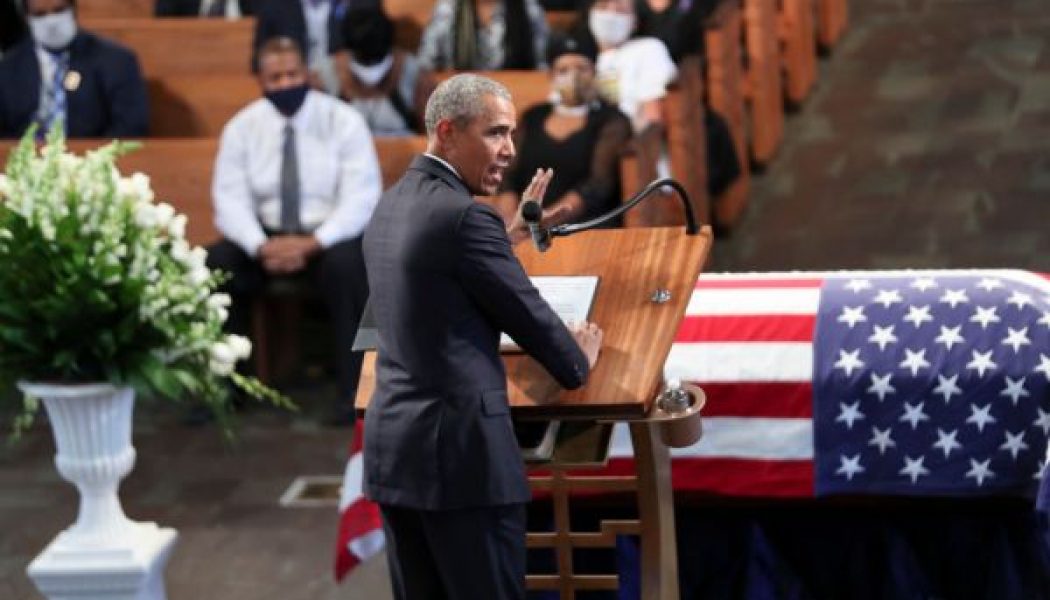 President Barack Obama Delivered Eulogy For John Lewis, Slams Trump & GOP In The Process