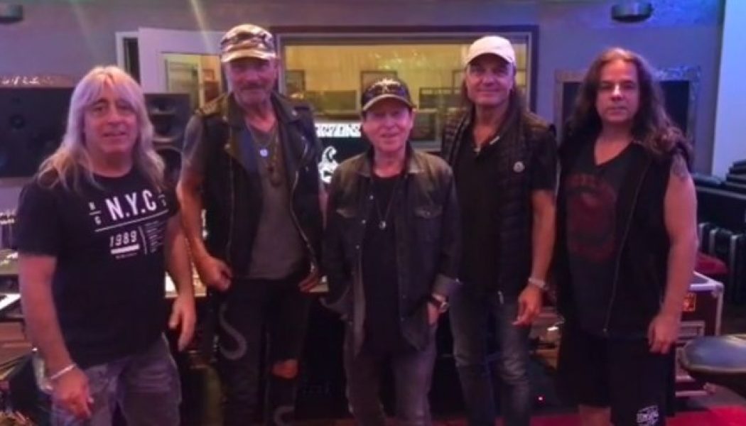 SCORPIONS Reunite At Hannover Studio To Resume Work On New Album