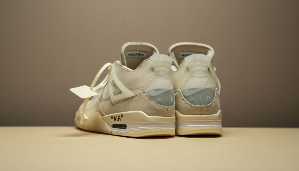 Stadium Goods Got The Highly Anticipated Off-White Air Jordan IV “Sail” Ready For Deployment