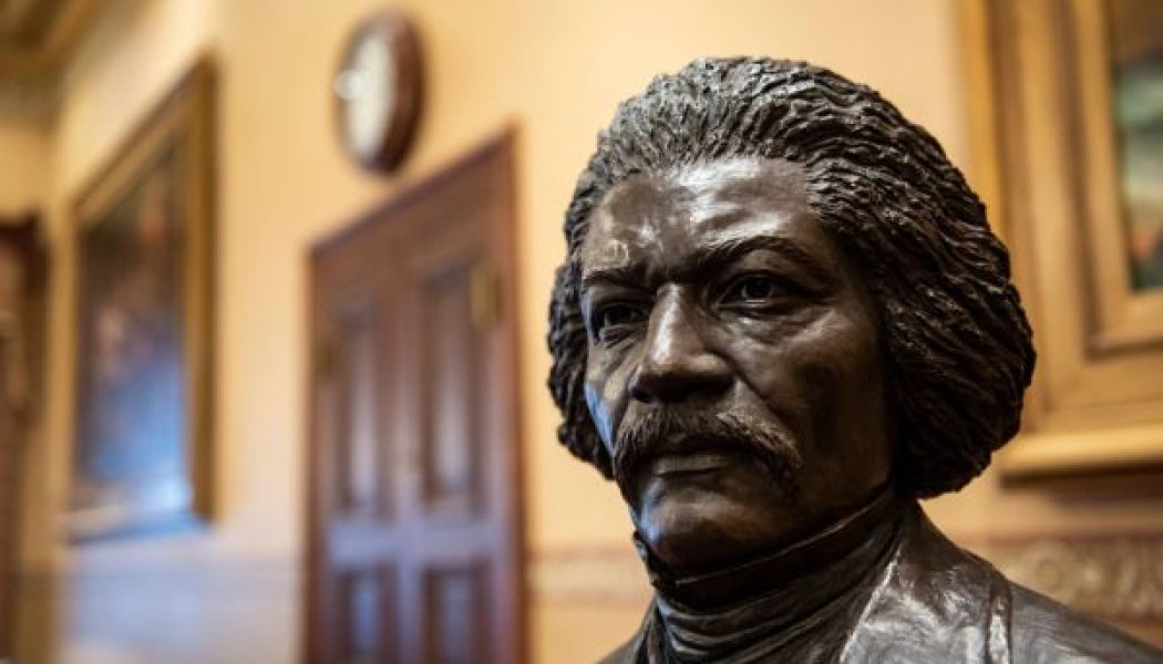 Statue Of Frederick Douglass Removed From New York Park, Damaged Beyond Repair