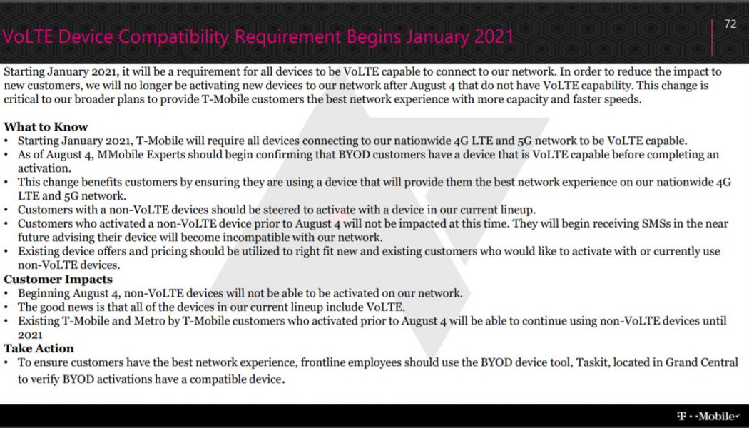 T-Mobile will reportedly dump some phones from its network — and even sooner than AT&T