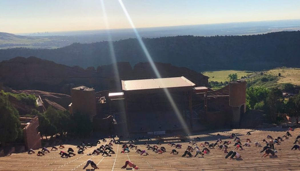 Take a Look Inside the Return of “Yoga on the Rocks” at Red Rocks Amphitheatre