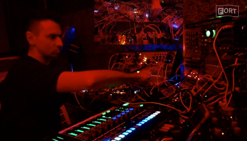 Watch Boys Noize Throw Down a Rare Modular Industrial Set