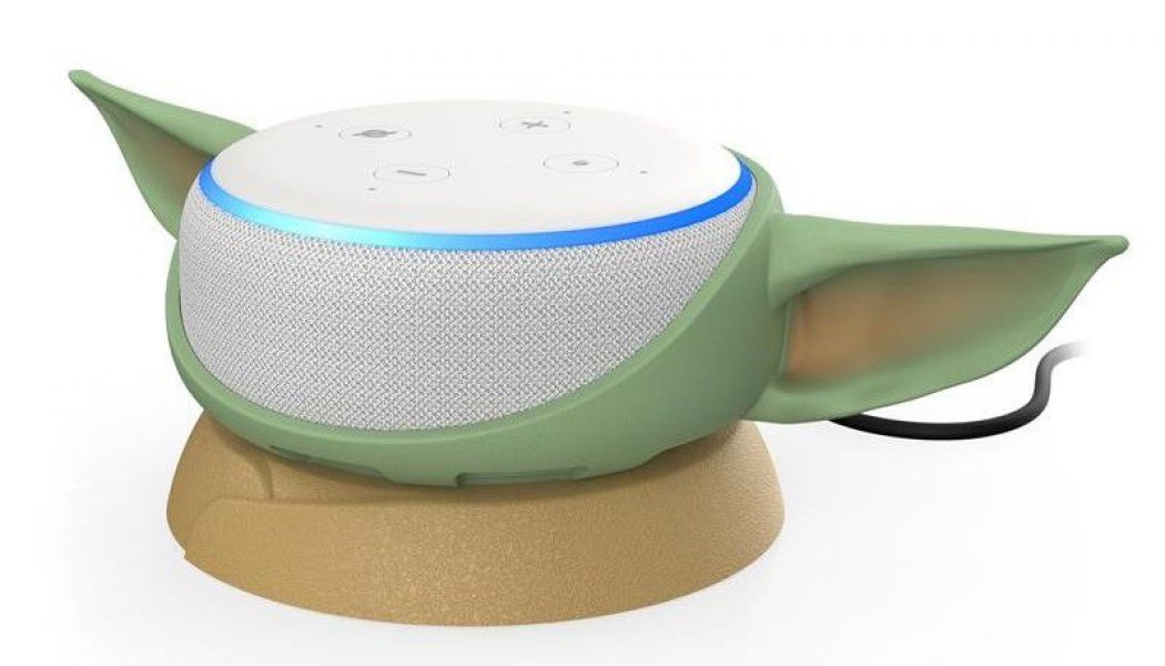 Who wouldn’t want their Echo Dot to look like Baby Yoda?