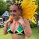 Adele Posts Photo Wearing Jamaican Flag Bikini, Bantu Knots and the Internet Is Not Happy