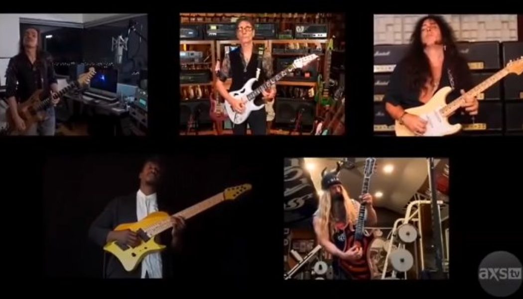 BRIAN MAY Joins NUNO BETTENCOURT, STEVE VAI, ZAKK WYLDE, YNGWIE MALMSTEEN And TOSIN ABASI For ‘Bohemian Rhapsody’ Jam (Video)