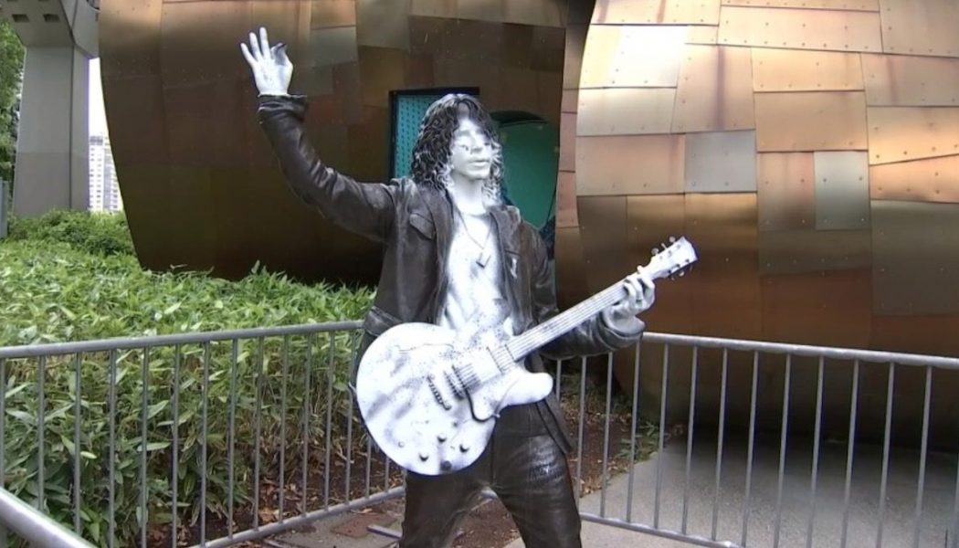 Chris Cornell Statue Vandalized