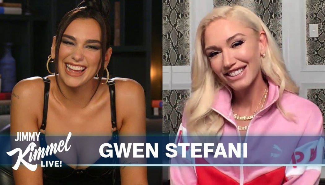 Dua Lipa Guest Hosts Kimmel, Interviews Gwen Stefani: Watch