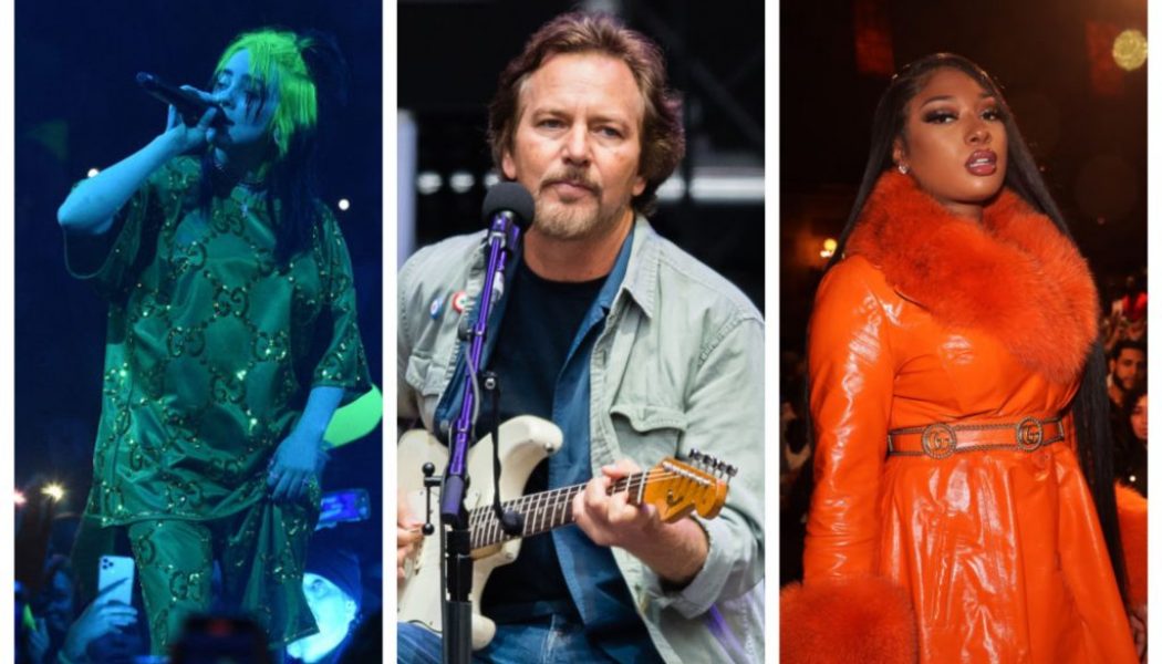 Eddie Vedder, Billie Eilish, Megan Thee Stallion and More Urge Police Reform in California