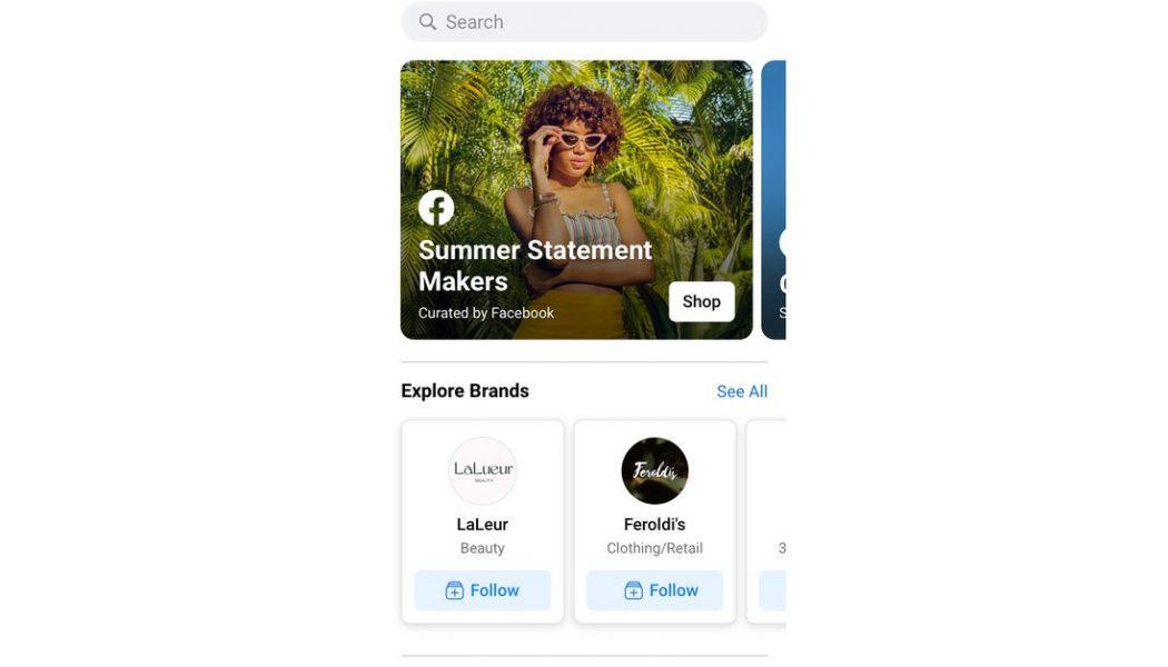 Facebook launches a Shop tab in its app, just like Instagram