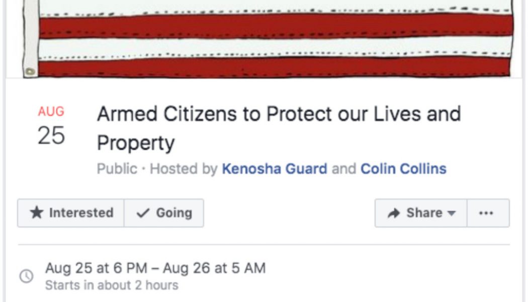 Facebook takes down ‘call to arms’ event after two shot dead in Kenosha