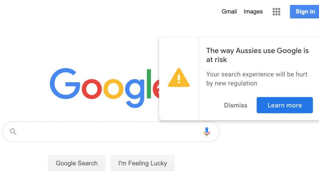 Google lobbies Australian users against plans to make it pay for news