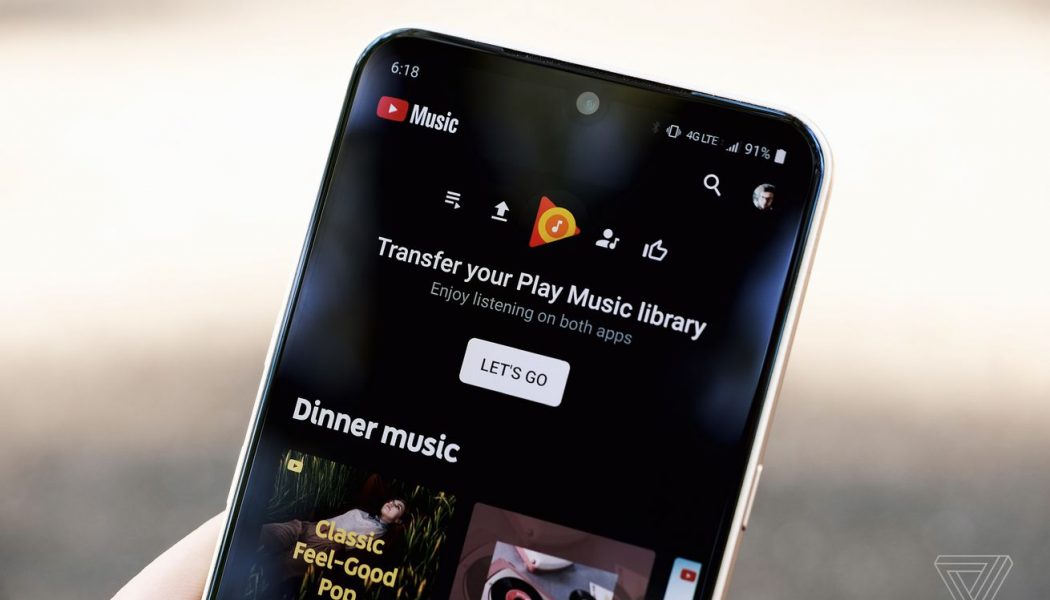 Google Play Music will begin shutting down in September