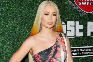 Iggy Azalea Teases New Music, Shows Off Tiny Post-Baby Waist in Tie-Dye Dress