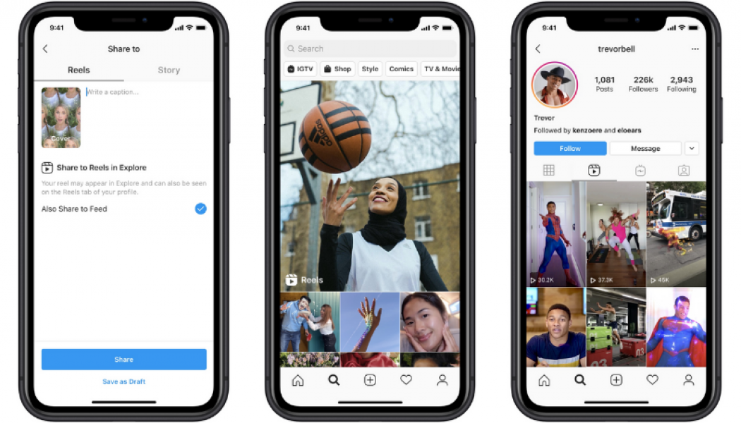 Instagram Debuts Reels to Rival TikTok