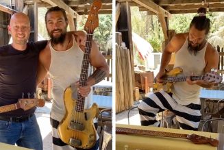 Jason Momoa Receives Custom Fender Precision Bass for Birthday