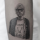 Kid Cudi Gets Tattoo of Kurt Cobain Wearing Daniel Johnston Shirt