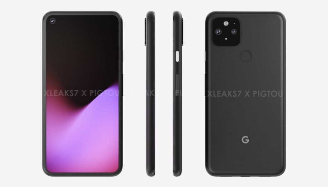 Leaked Google Pixel 5 renders show dual rear camera and fingerprint sensor