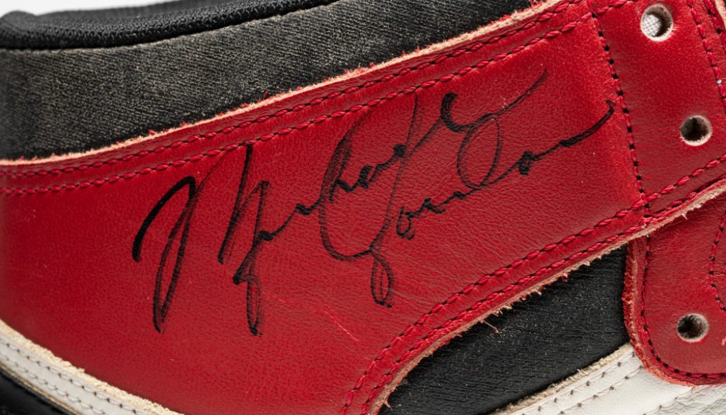 Michael Jordan’s Game-Worn Air Jordan 1 “Shattered Backboard” Sells For Record $615K