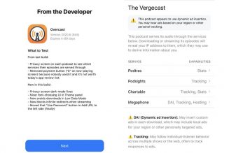 Overcast’s latest beta update tells listeners which podcasts are tracking them