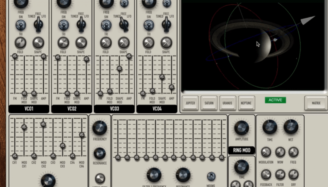 Quadrivium, a Synth Controlled with Data from the Moon, is Out of This World