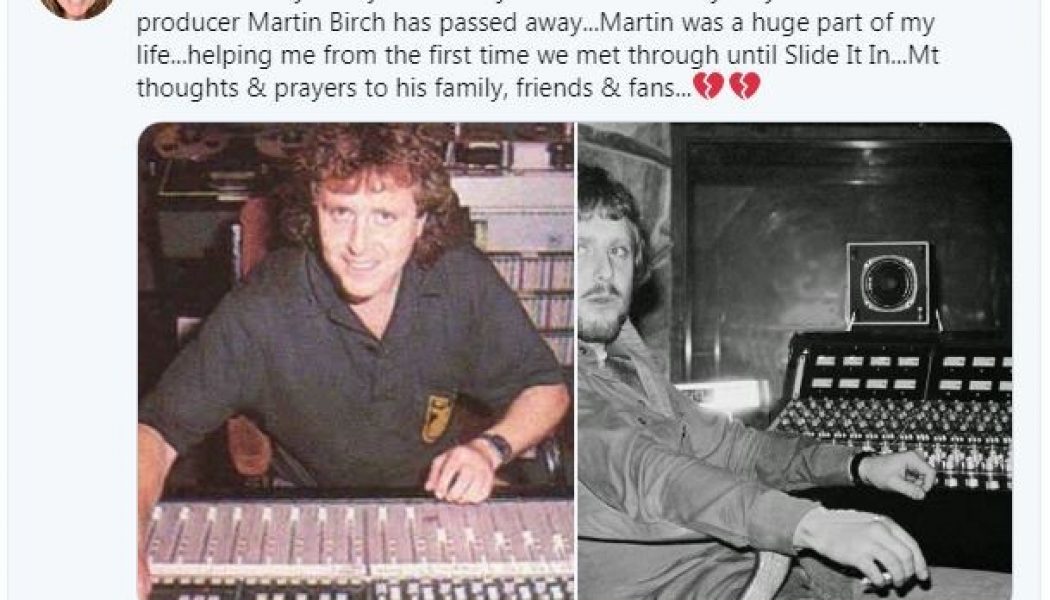 R.I.P. Martin Birch, Producer for Iron Maiden, Fleetwood Mac, Deep Purple and More, Dies at 71