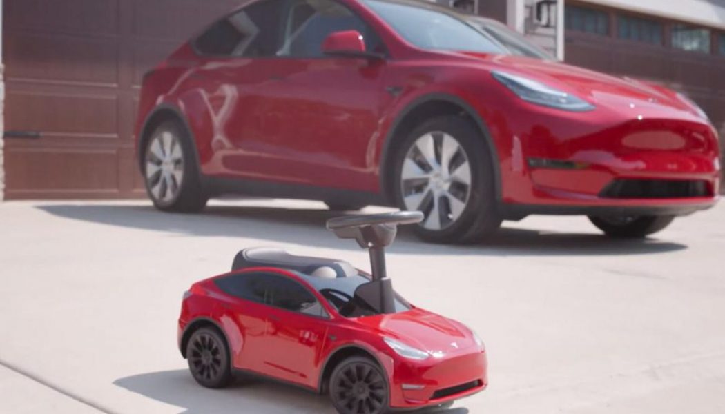 Radio Flyer Now Offers a Tesla Model Y For Your Toddler’s Garage