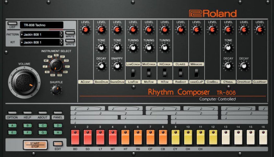 Roland Celebrates 40 Years of TR-808 with Mini-Documentary and Free DAW Plugin