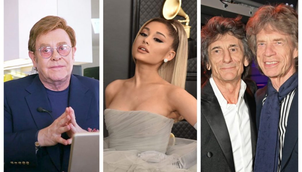 Rolling Stones, Ariana Grande, Elton John Are Music’s Highest-Paid Musicians