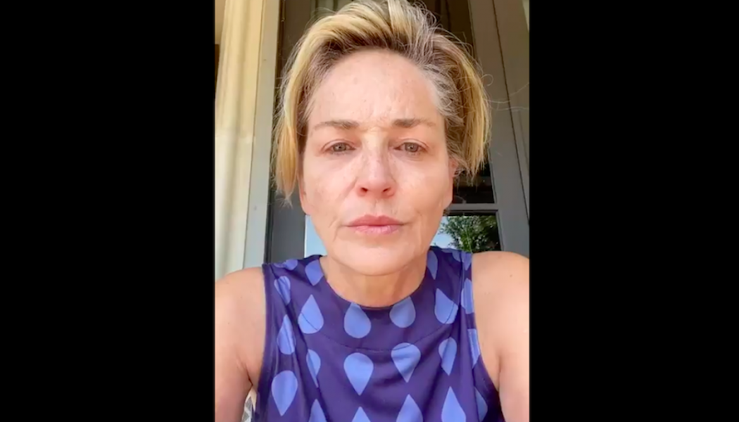 Sharon Stone Begs “Don’t Vote for a Killer” as Coronavirus Overruns Her Family: Watch