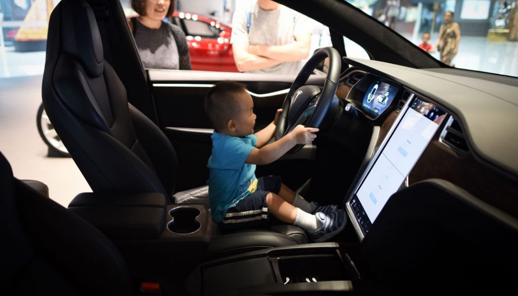 Tesla is working on a sensor that can detect a child left behind in a hot car