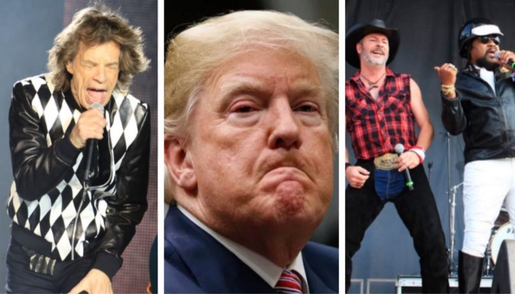 Trump Replaces The Rolling Stones’ “You Can’t Always Get What You Want” with “Y.M.C.A.” at Rallies