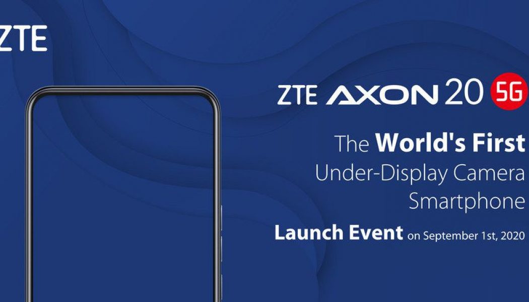 ZTE plans to launch first smartphone with under-display camera next month