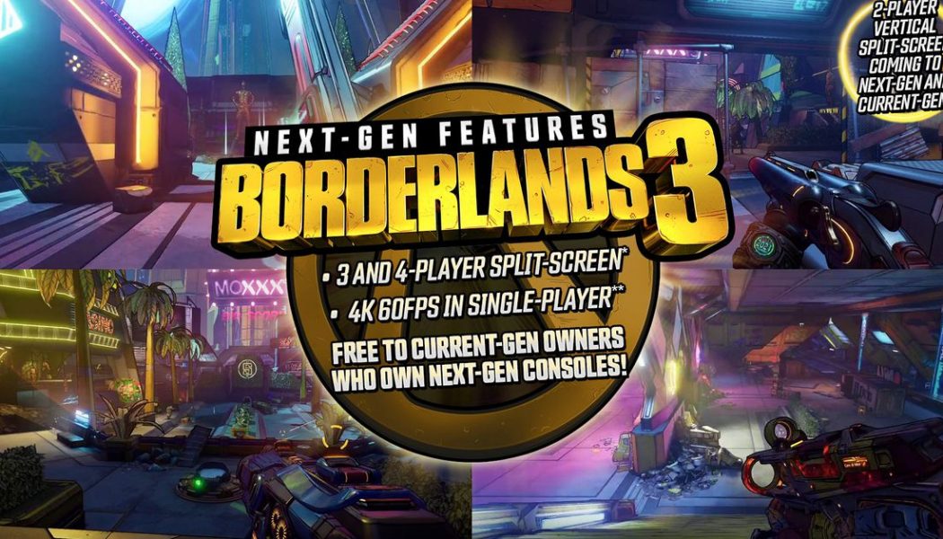 Borderlands 3 is getting a free PS5 and Xbox Series X upgrade — and four-player splitscreen