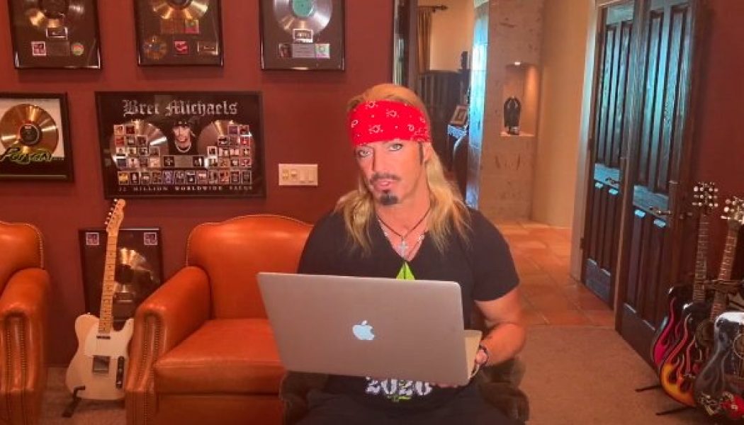 BRET MICHAELS Discusses STEVIE NICKS Relationship While Reading From ‘Auto-Scrap-Ography’ Book (Video)