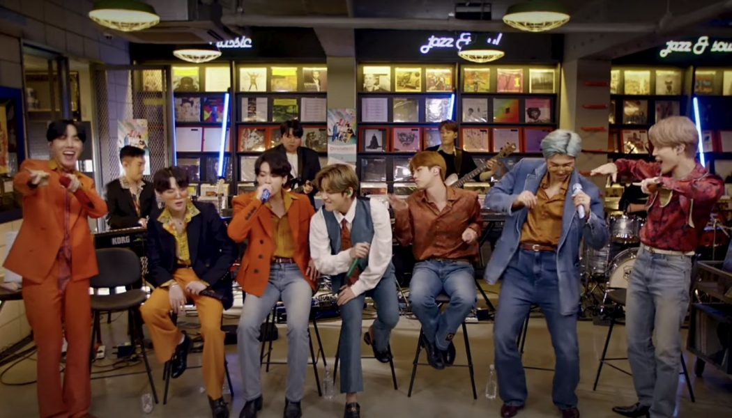 BTS Bring Fall-Ready ’70s Disco Threads To Intimate Tiny Desk Concert