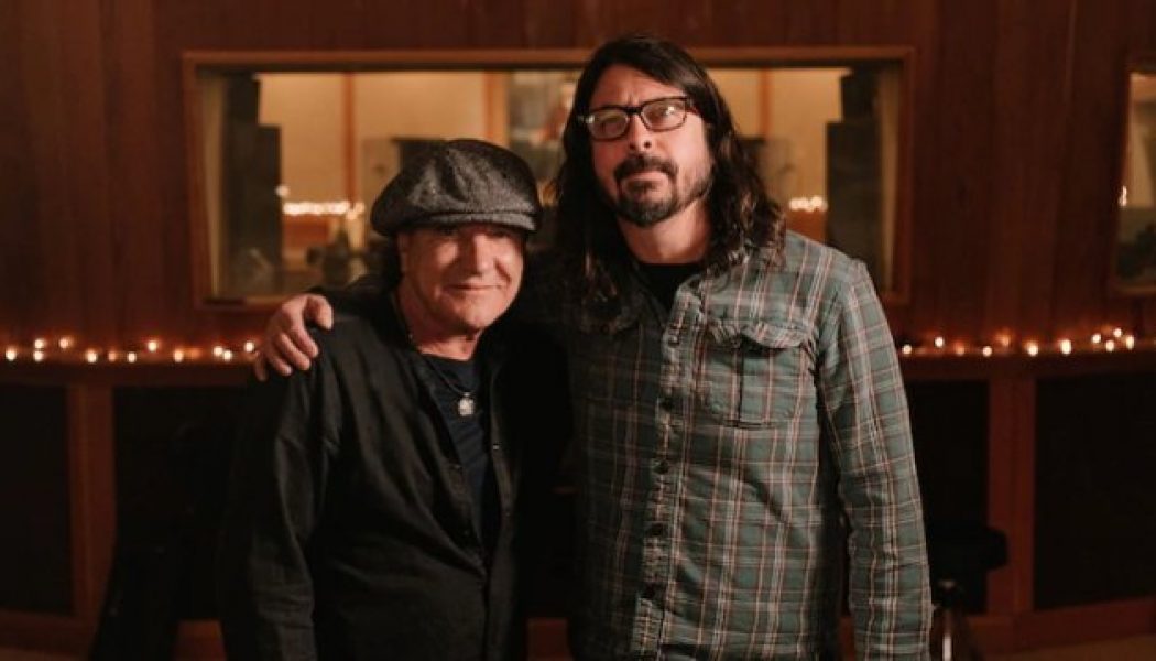 DAVE GROHL Meets AC/DC’s BRIAN JOHNSON For New Documentary