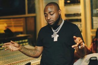 Davido shows drumming skills during praise & worship in Asaba church