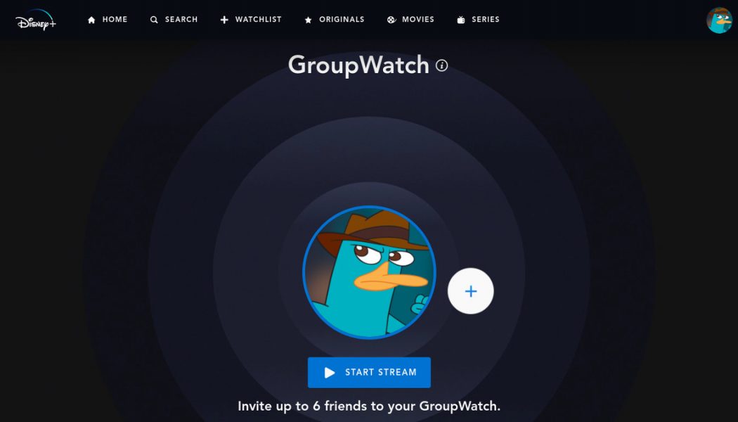 Disney Plus is slowly rolling out a new party watch feature, GroupWatch