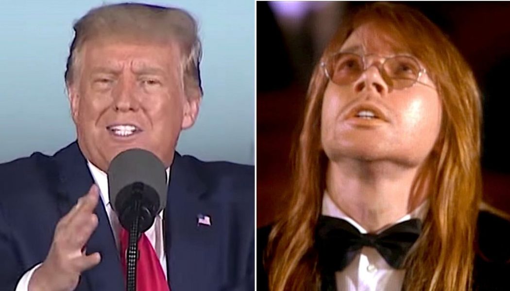 Donald Trump Thinks Guns N’ Roses’ “November Rain” Is the “Greatest Music Video of All Time”