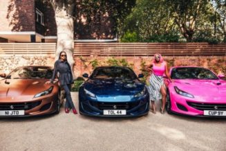 Femi Odetola buys 3 Ferrari Portofino for his daughters DJ Cuppy, Temi and Tolani